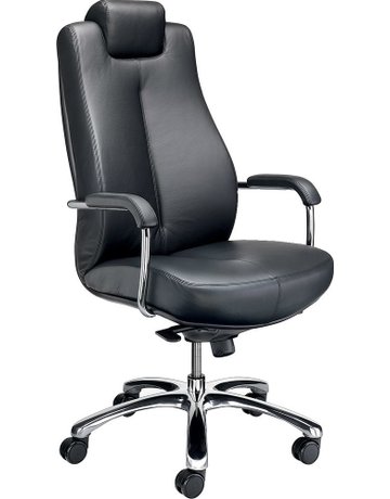 Bild Schwerlastdrehstuhl Sonata XXL 150 kg sc hwarz - Neutral-0