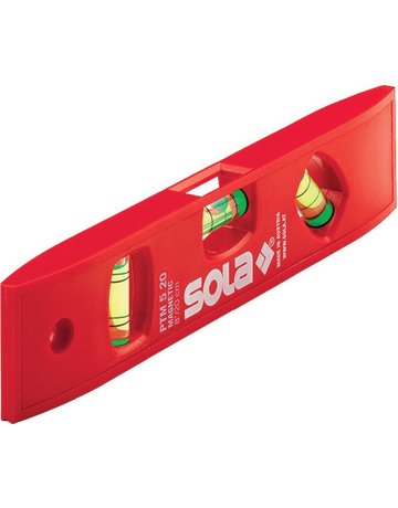 Bild Wasserwaage Kunststoff PTM 5 20 Magnet S ola - SOLA-0