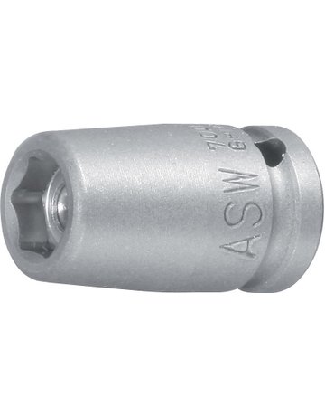 Bild Kraft- Steckschlüsseleinsatz mit Magnet 1/4"" 7mm ASW-0