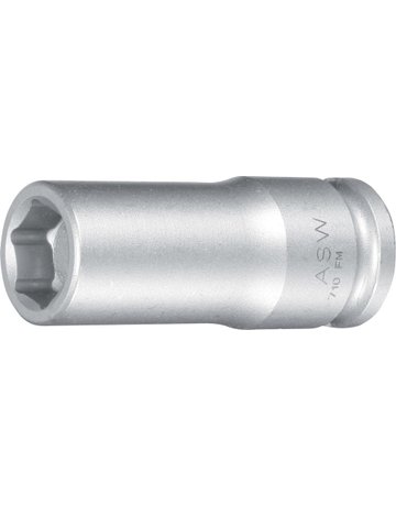 Bild Kraft- Steckschlüsseleinsatz lang mit Fe dermagnet 3/8"" 10mm ASW-0