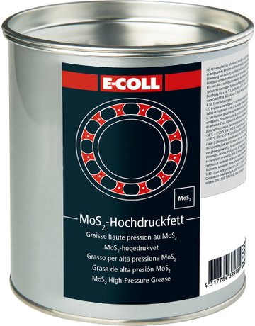 Bild MoS2-Hochdruck-Haftfett 1kg schwarz/grau E-COLL-0