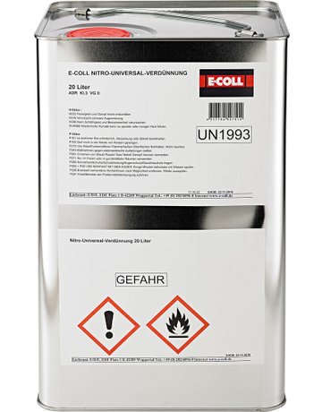 Bild Nitro-Univ-Verdünnung 20L Kanister E-COL L - E-COLL-0