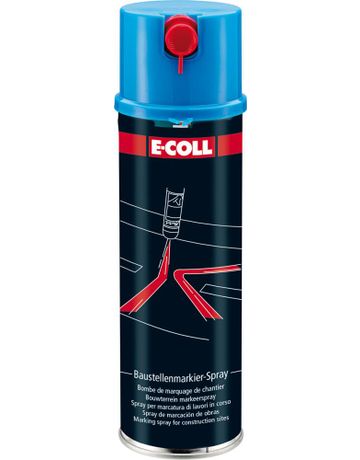 Baustellenmarkierspray 500ml blau E-COLL