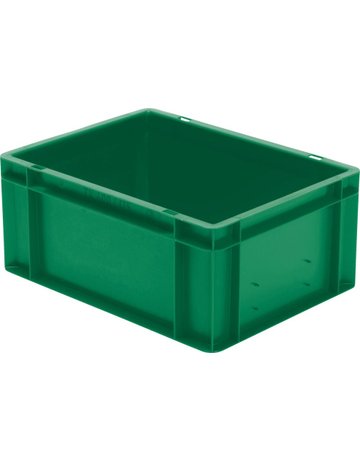 Bild Transport-Stapelkasten B400xT300xH175 mm grün, geschlossen ohne Griffloch-0