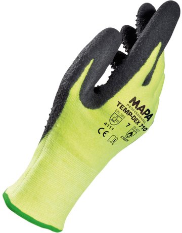 Bild Handschuh Temp-Dex 710 Gr. 9, gelb/schwarz - MAPA-0