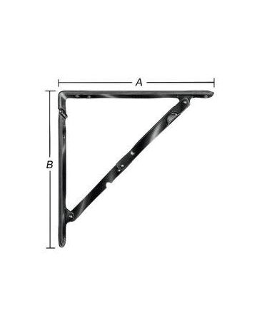 Klappkonsolen weiss 200X200mm Nr. 151200LW - Vormann