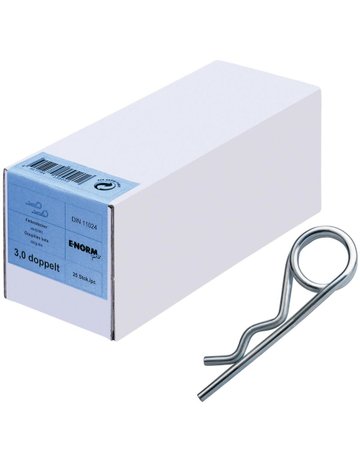 Bild Federstecker DIN 11024 3,2 doppelt verzinkt - E-NORMpro-0