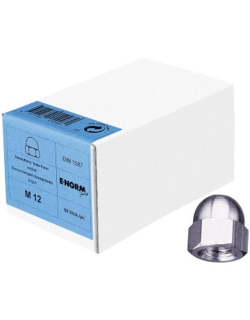 Bild Hutmutter DIN 1587 M 6 verzinkt HP - E-NORMpro-0