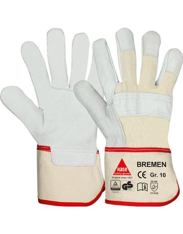 Bild Handsch.Bremen, Rindnarbenleder, Gr. 10 - HASE-0