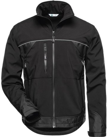 Bild Jacke Alpha, Softshell, Gr. L, schwarz-0