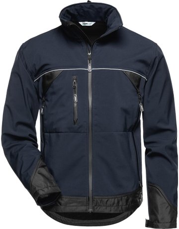 Bild Jacke Gamma, Softshell, Gr. XL, marine/schwarz-0