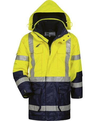 Bild Warnparka Jekyll, Gr. XL, gelb/blau-0