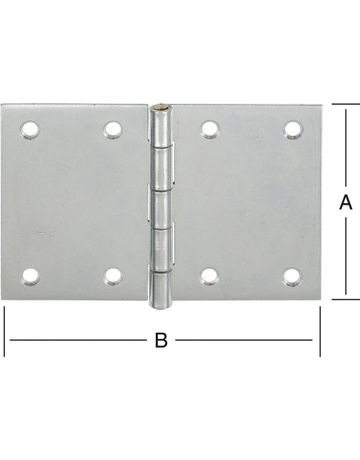 Scharniere breit 80x120mmNr. 504080Z