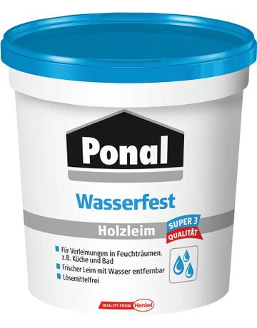 Ponal Wasserfest Super 3 Holzleim 760g Dose (F) Weißleim Henkel