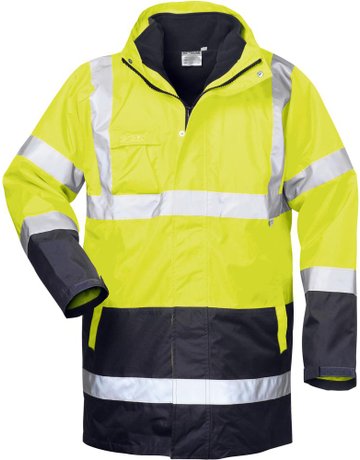 Bild Warnparka Spencer, Gr. M, gelb/marine-0