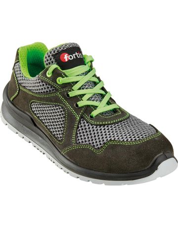 Halbschuh Alviss S1P, Gr. 45, lime, FORTIS