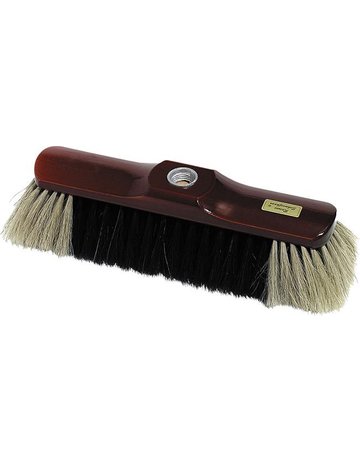 Bild Stubenbesen, 28cm lang mit Naturhaar, Gewinde - Nölle-0