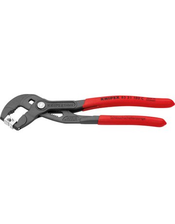 Bild Schlauchklemmenzange für CLIC-Typ-SchlauchschellenGriffe kunststoff- überzogen 180mm KNIPEX-0