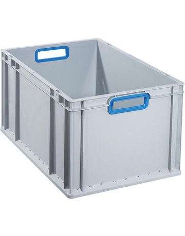 Bild EuroBox 632,600x400x320mmGriffe offen, grau/blau - allit-0