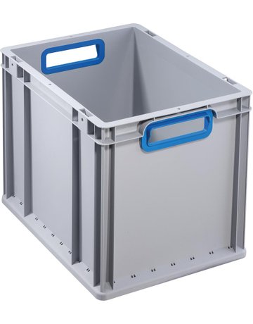 Bild EuroBox 432,400x300x320mmGriffe offen, grau/blau - allit-0