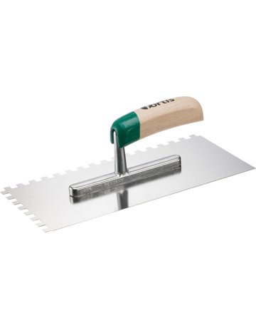 Bild Glättekelle gezahnt rfr. 280x130mm 8x 8mm FORTIS-0