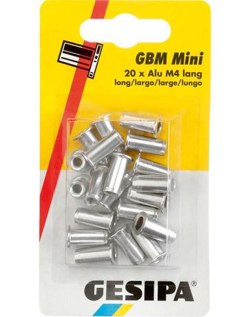 Blindnietmuttern Alu im Mini-Pack M4 mittel GESIPA