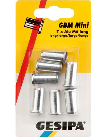 Blindnietmuttern Alu im Mini-Pack M6 mittel GESIPA