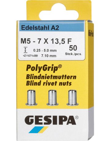 Bild Bl.Nietm. VA Minipack Polygrip A2 M5 x 7 x 13,5-0