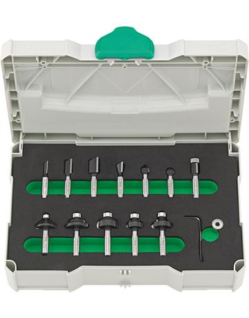 HW Profi-Schaftfräsersatz12-teilig im Systainer FORTIS
