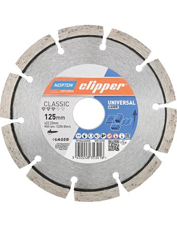 Bild Diamant Trennscheibe Classic univ. Laser 125x22,23 mm-0