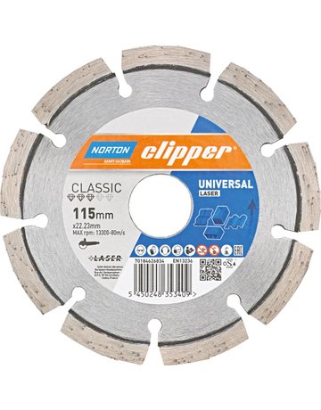 Bild Diamant Trennscheibe Classic univ. Laser 115x22,23 mm-0
