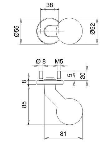 Bild Knopf 1052/4020 Ros. rd,F1,o.Nr.-1