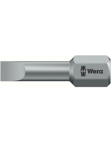 Bit Torsion 1/4" DIN 3126 C6,3 Schlitz 8x1,6x25mm Wera