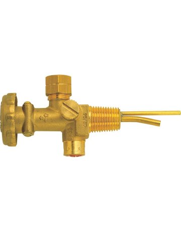 Bild Kleinstflaschenventil Propan G3/8" links mit Überdrucksicherung GCE-0