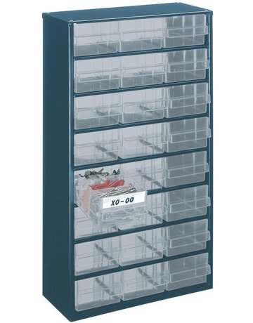 Bild SL-Magazin Typ 1224-02 B306xT150xH552 mm mit 24 Schubladen 150-02-0