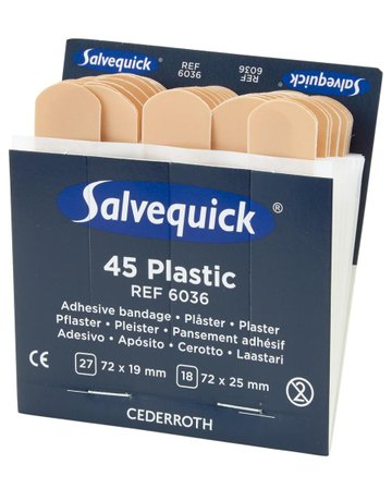 Bild Salvequick Nachfüllpackung 6x45Pfl.wasserabweisend-0