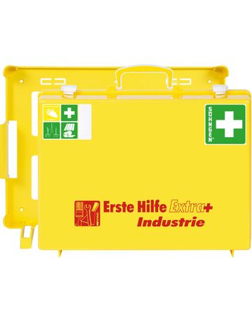 Erste-Hilfe-Koffer Extra+Industrie, DIN 13157, gelb