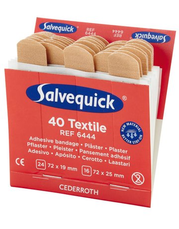 Bild Salvequick Nachfüllpackung 6x40Pfl.Textil-0