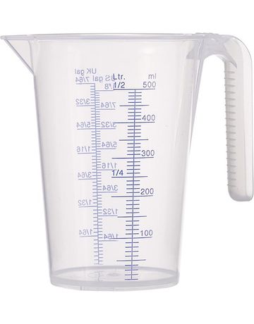 Messbecher Polypropylen 0,5l transparent Pressol