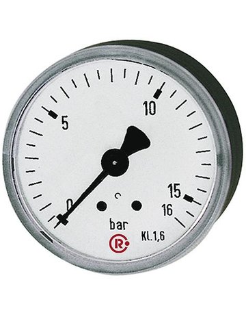 Bild Manometer rückseitig zentrisch 40mm 0-6bar G1/8"-0
