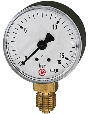 Bild Manometer stehend 40mm 0-10bar G1/8" RIEGLER-0