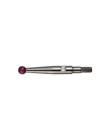 Bild Messeinsatz mit Rubinkugel D2x12mm KÄFER-0