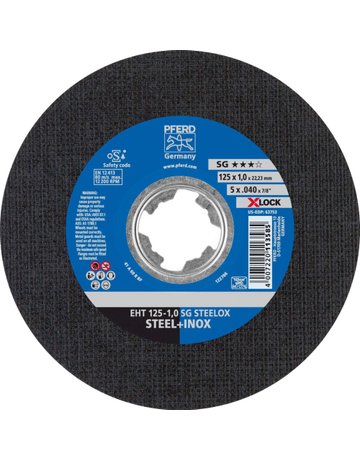 Bild Trennscheibe SG X-LOCK STEELOX 125x1mm Pferd-0