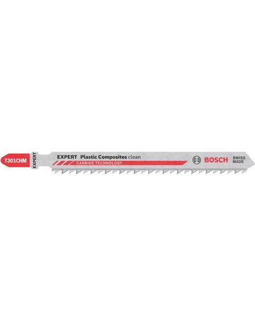Bild Stichsägeblatt EXPERT T 301 CHM Bosch VE à 3 Stück Plastic Composites Clean-0