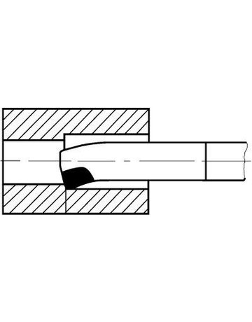 Bild Drehmeissel HM DIN4973 rechts 8x8x125mm P25/30 WILKE-1