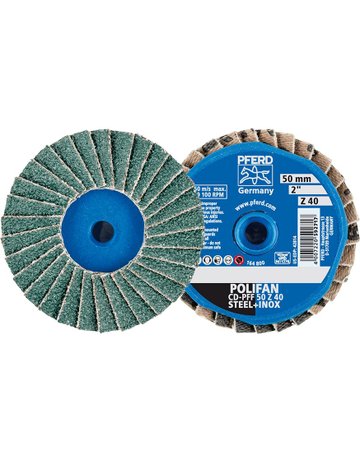 Bild COMBIDISC Mini-Polifan Zirkonkorund 50mm K40 Pferd-0