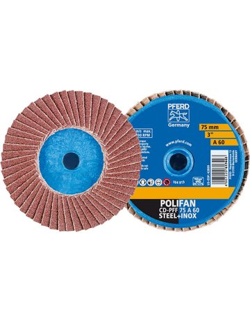 Bild Mini-Polifan COMBIDISC 75mm K 60 Korund Pferd-0