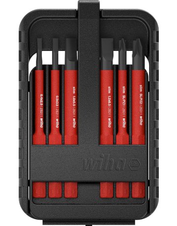 Bild Wechselklingen-Satz VDE slimBit electric PlusMinus/PZ, Schlitz 6-teilig Wiha-0