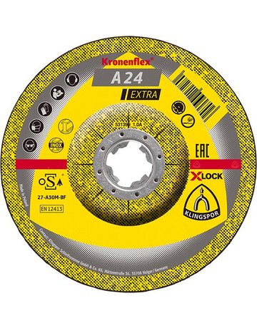 Bild Schruppsch. A24EX X-LOCK 125x6mm gekröpft Klingspor-0