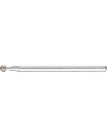 Bild Schleifstift Diamant D126Kugelform 3x3mm Pferd-0